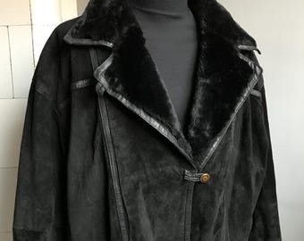 Vintage 1990s Rocky Mountain Hides Leather Jacket / Fall Outerwear