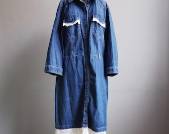 Vintage Jeans Kleid Vintage 90er Jahre