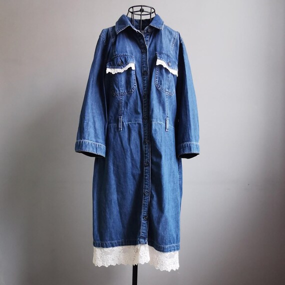 Denim Dress Vintage 90s