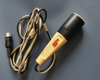 Retro 1975 Oktava MD-64A Microphone, Soviet Vintage Voice Recording Old Microphone with Cable, made in Tula, USSR