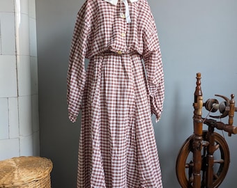 Sukienka bawełniana vintage, rozmiar EU38