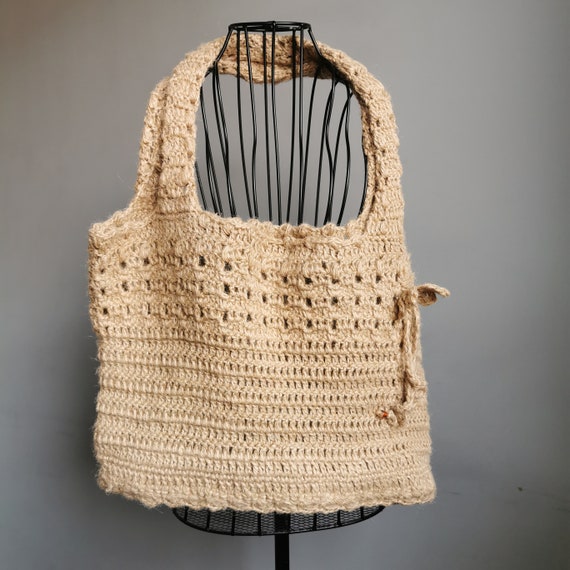 Handmade Summer Jute Tote Bag - Eco-Friendly Beac… - image 10