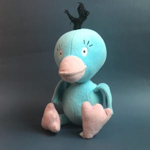 Vintage Soft Blue Duck Toy from 2000