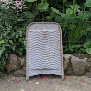 Vintage Washboard, Old Metal Washboard, Rustic Laundry Room Decor