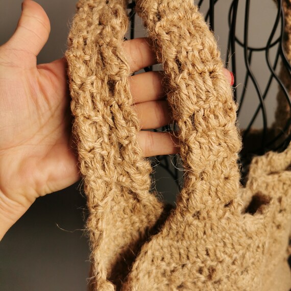 Handmade Summer Jute Tote Bag - Eco-Friendly Beac… - image 7