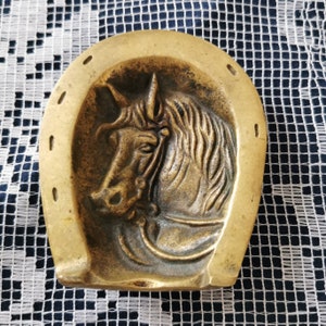 Vintage Horse Head Ashtray