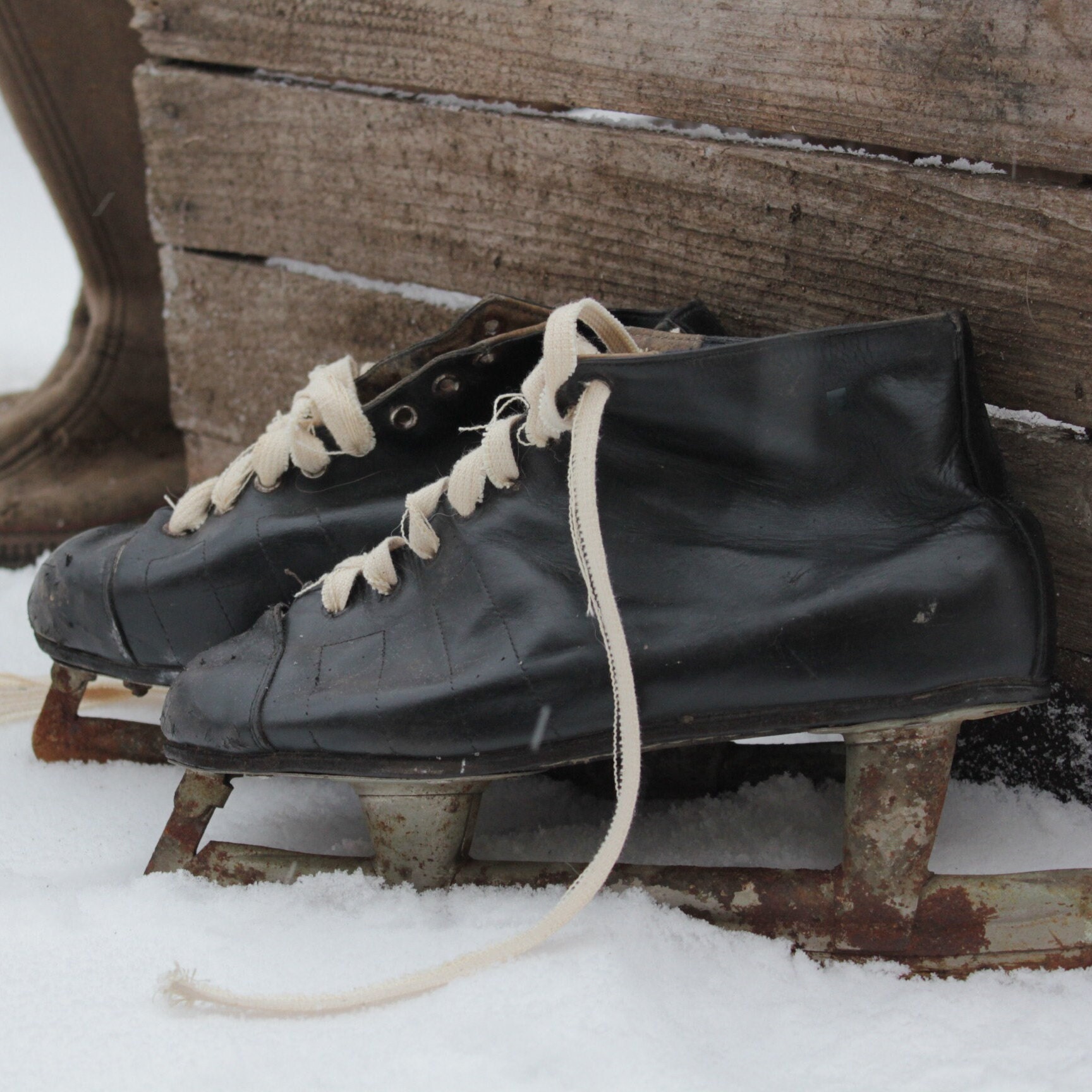 Vintage hockey shoe - Etsy 日本
