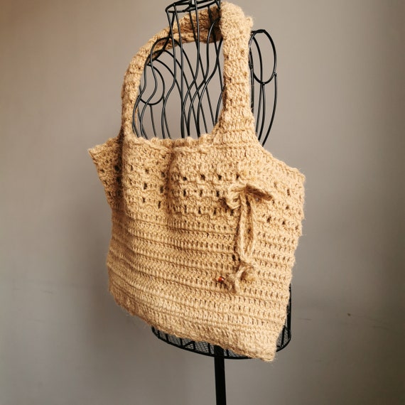 Handmade Summer Jute Tote Bag - Eco-Friendly Beac… - image 6