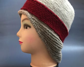 VTG Hand Knit Hygge Beanie Hat The Hygge Hat — tif handknits main image 3