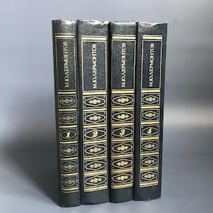 Mikhail Lermontov, Collected Works in Four Volumes in Russian Language, published in 1983-1984 Moscow USSR