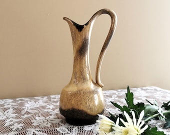 Stein Keramik Vase, Vintage Elegant Ceramic Pitcher