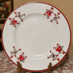 Scandinavian Plate, Vintage Dishes large 27 cm Dinnerware