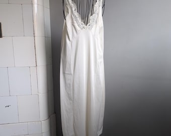 Vintage Under-Dress, Lace Slip Dress, Size EU42-44