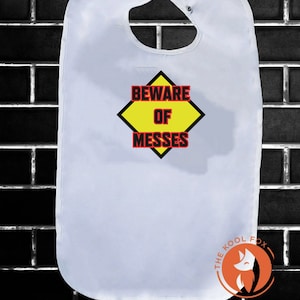 Adult Bib, Funny Reusable Bib