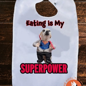 Funny Adult Bib, Dog Lovers Bib