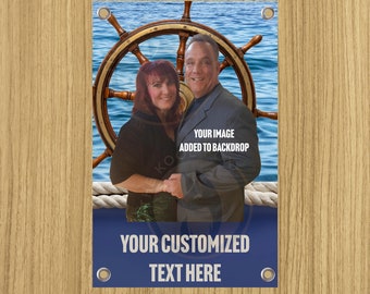 Cruise Door Hanging Magnetic Banner Sign with Customized Image and Your Text