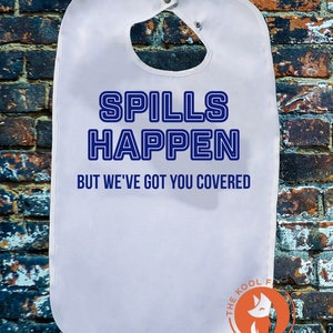 Adult Novelty Spill Bib,  Unisex Clothing Protector Bib