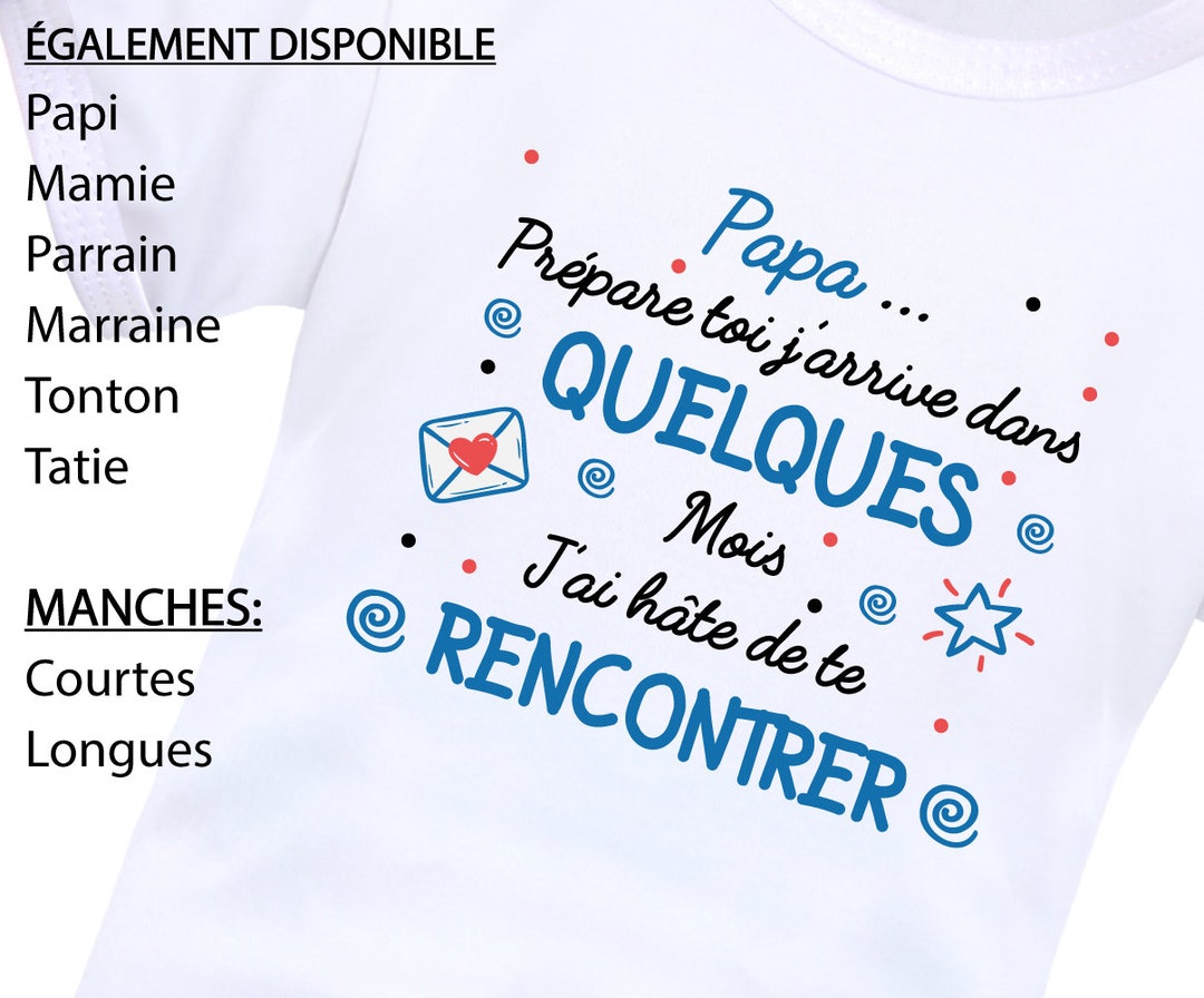 T-Shirt Annonce Grossesse Tonton - Bientôt Tonton Énigme Charade Futur Oncle