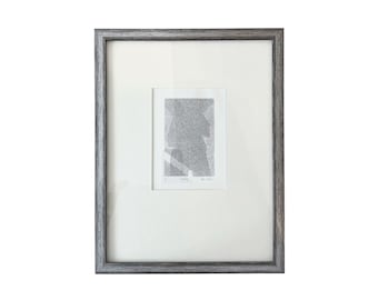 Handmade Wooden Picture Frame with Gallery Acrylic Glazing | High Quality Frame | Easy fit-up | Silver or Gold Gilt Distressed Finish