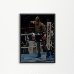 Mike Tyson Wall Art Mike Tyson Poster Motivational Poster Sports Wall Art Boxing Poster Wall Art Discipline Dedication