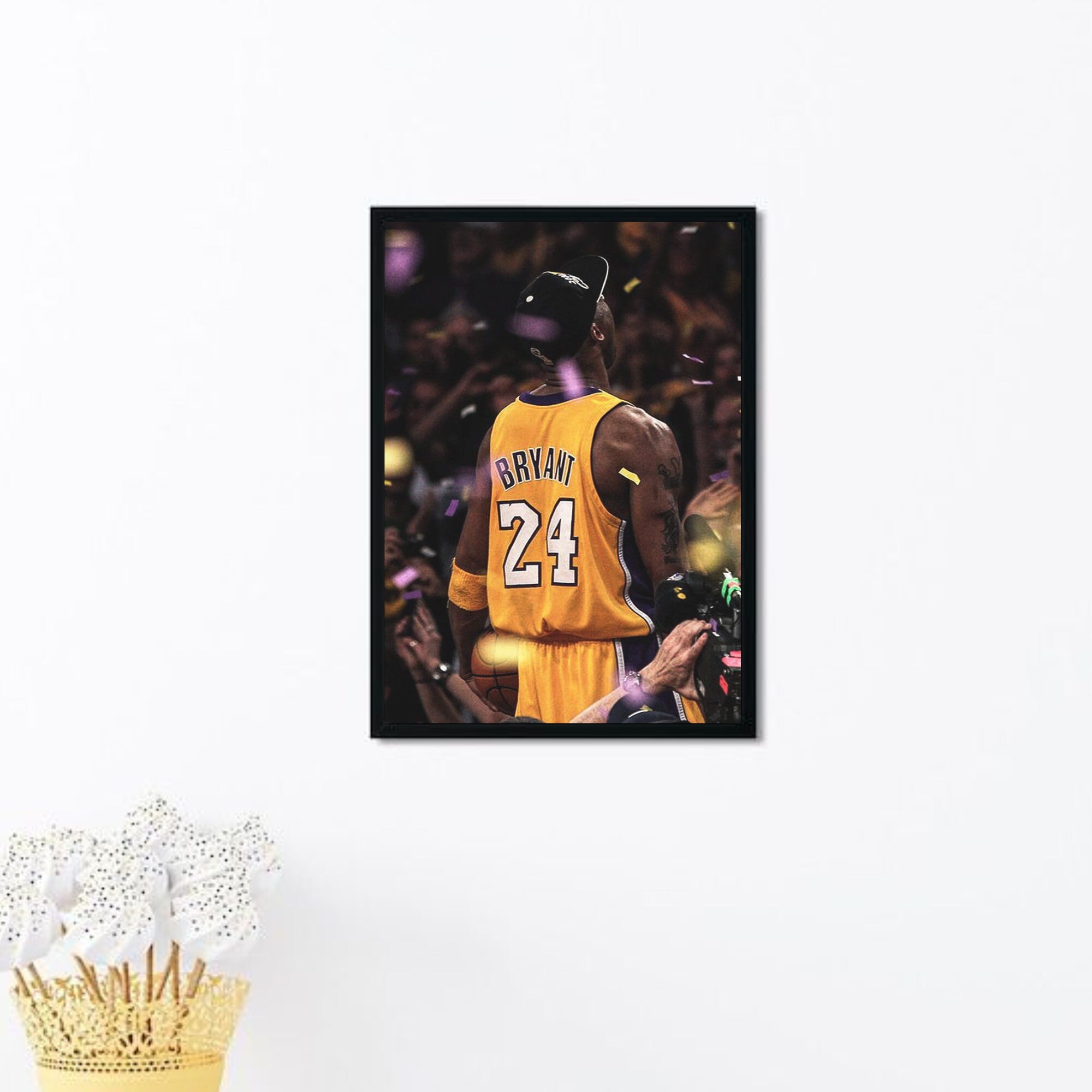 Wall Art Kobe Bryant Poster Vintage Wall Art Kobe Bryant Wall Art Kobe