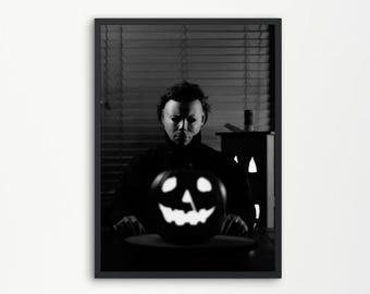 Michael Myers Halloween Print Digital Download Horror Print Wall Art Michael Myers Wall Hanging Halloween Wall Art