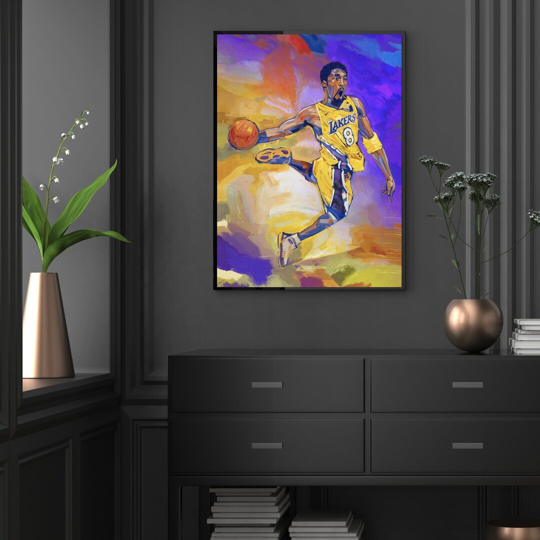Wall Art Kobe Bryant Poster Kobe Bryant Print Kobe Bryant Wall Art