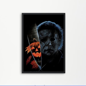 Michael Myers Halloween Digital Print Wall Art Halloween Horror Movie Print Boogeyman