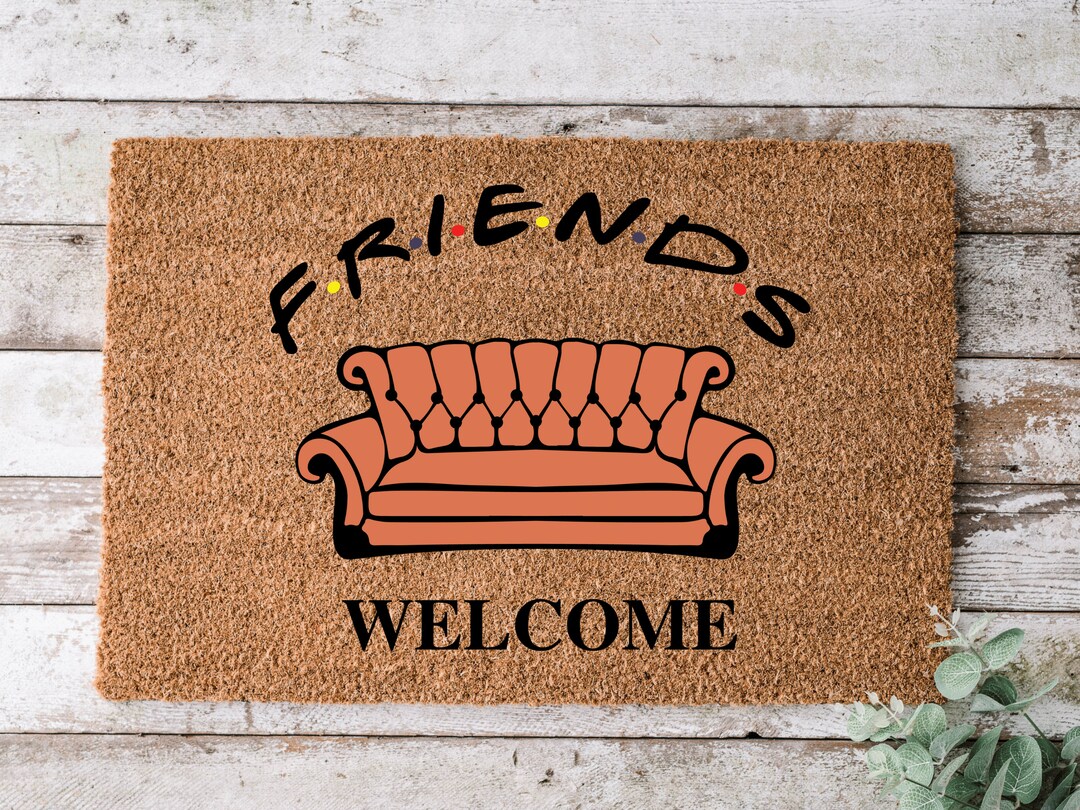Friends Tv Show Mat, Funny Doormat, Cute Doormat, Friends
