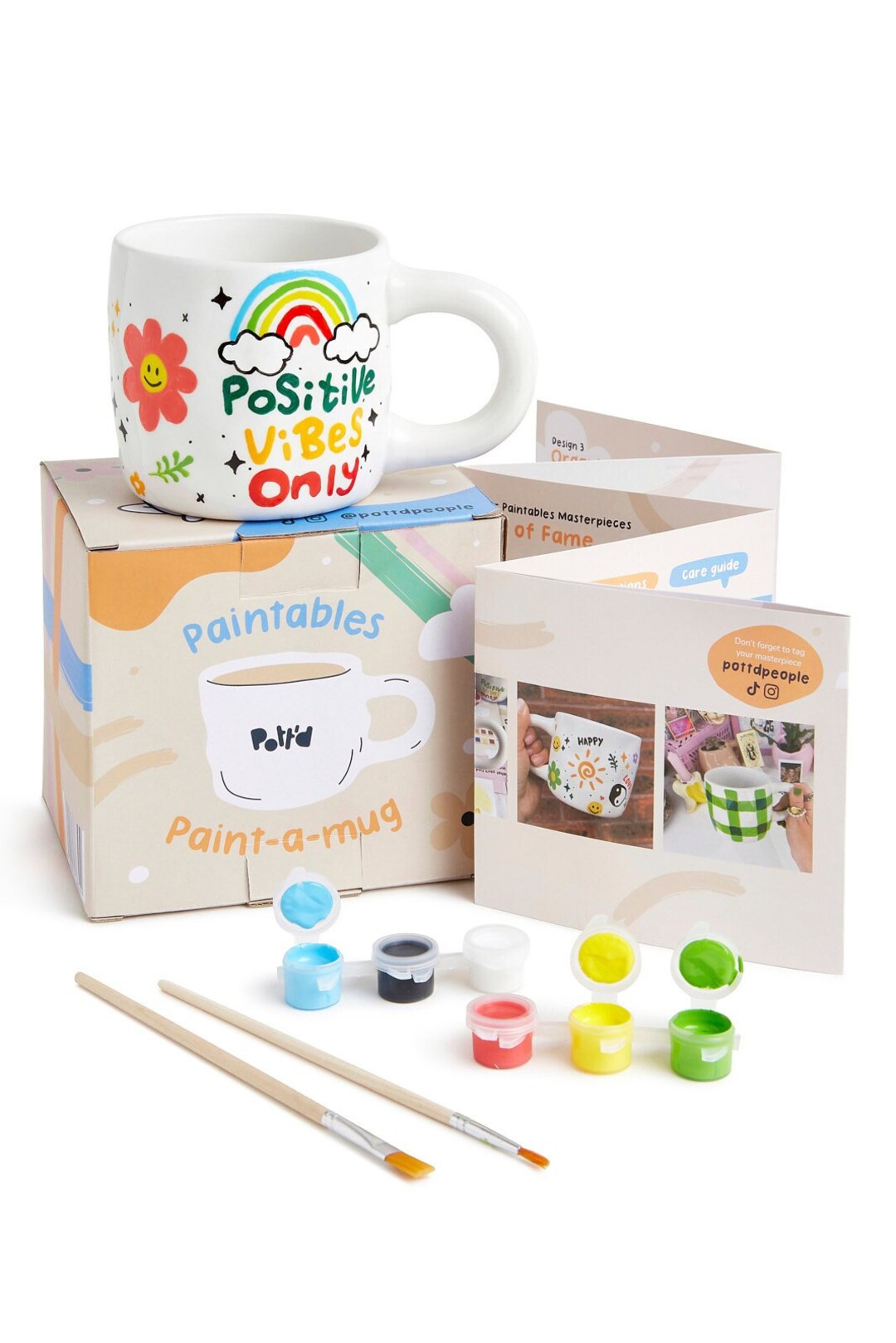Pott'd Paintables Paintamug Kit Pottery Painting Kit for Adults