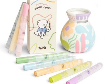 Pott'd Premium Acrylic Pottery Paint Pens for Adults, Perfect for Beginners Pottery Air Dry Clay