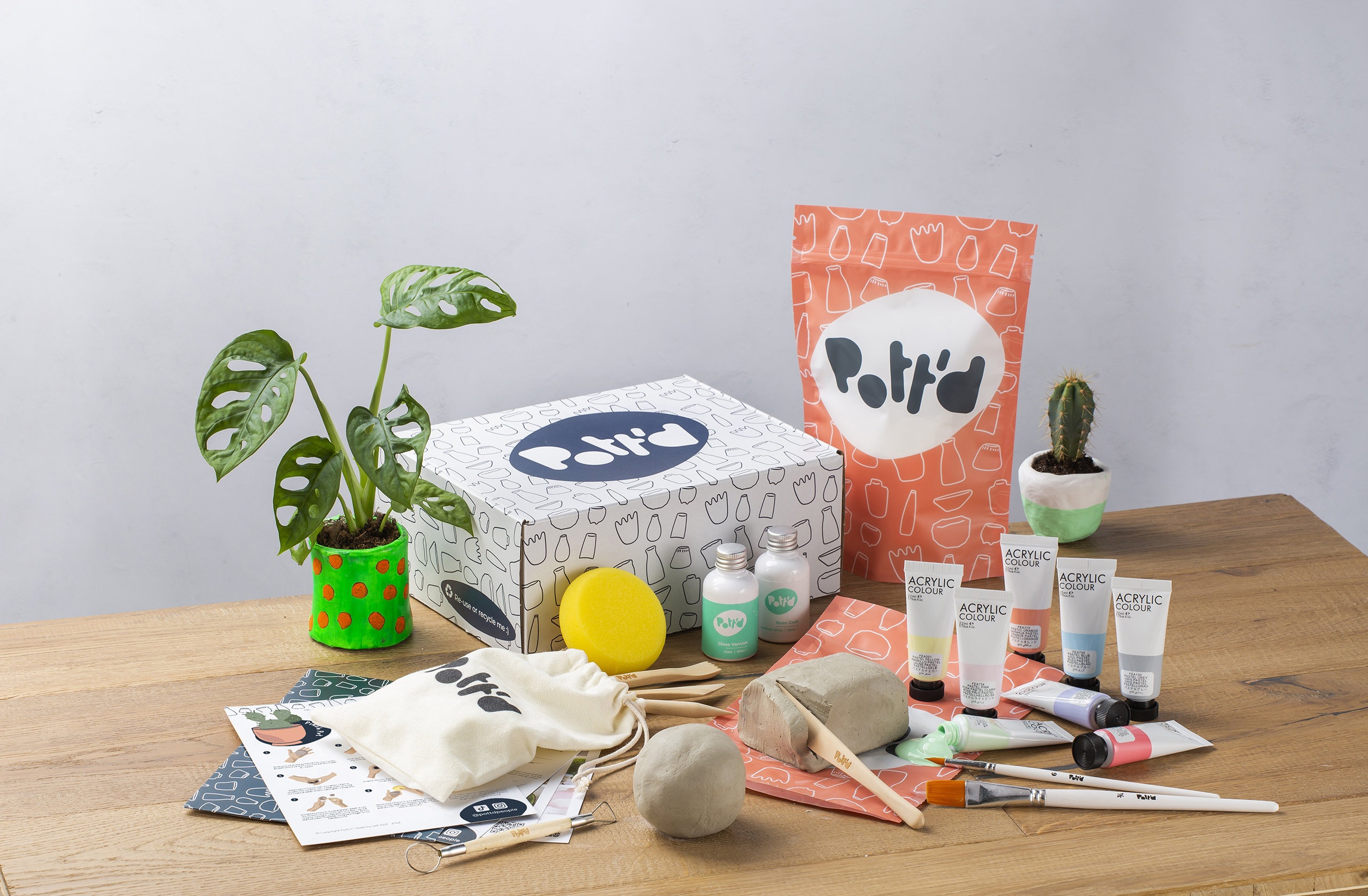 Pott'd™ Home Airdry Clay Pottery Kit for Adults & Etsy UK
