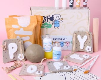 Pott&#39;d Mini Pottery Kits | Best Air Dry Clay Pottery Kit for Adults | Includes Paints, Brushes, and Tools | FREE online video tutorial