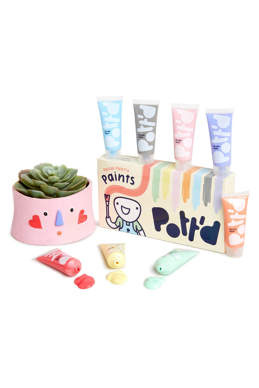 Pott'd Premium Acrylic Paint Set - Pottery & Art Palettes