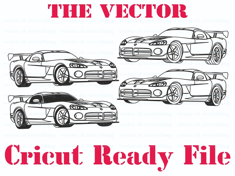 2010 American Sport Car SVG Vector Cut File Cricut Etsy