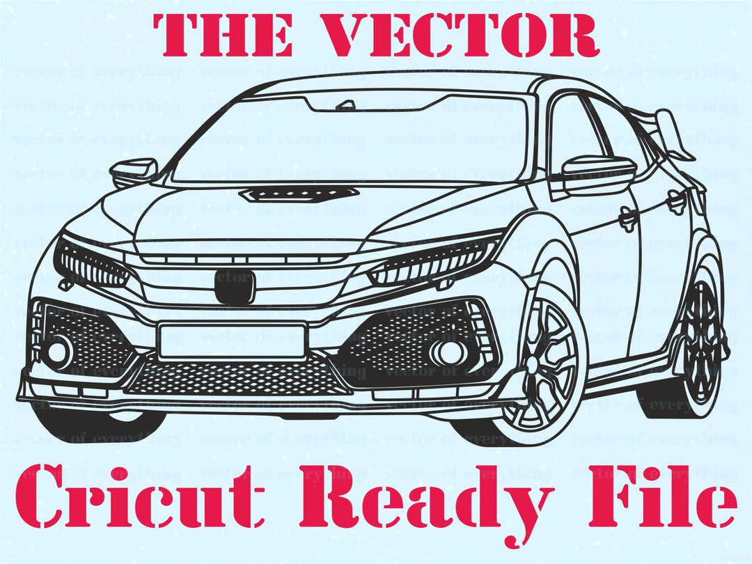 Type R R Svg Japanese Car Civic Type R SVG, Vector Cut File, Cricut, Silhouette ...