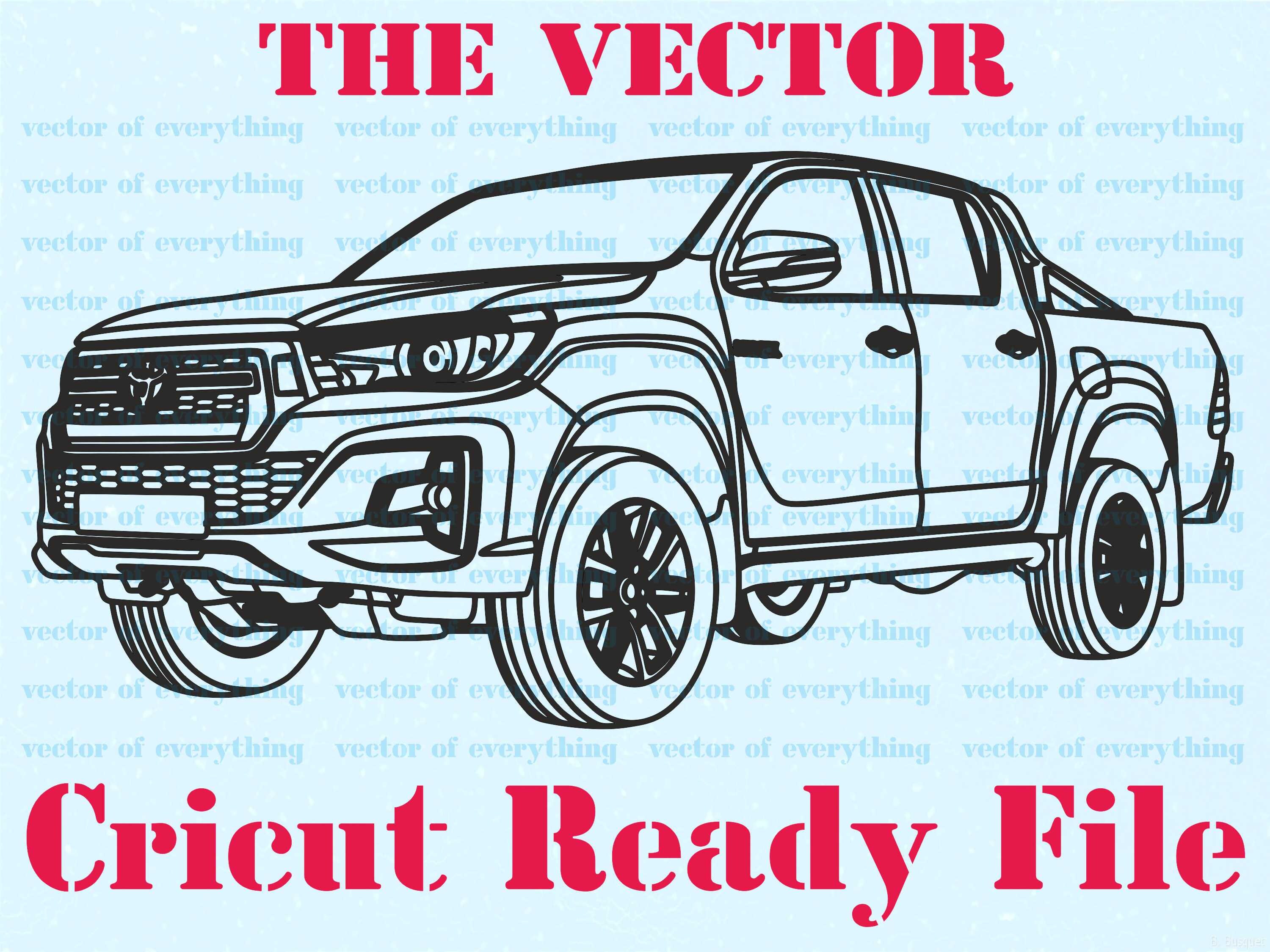 Japanese Truck Hilux SVG Vector Cut File Cricut Silhouette Etsy Finland