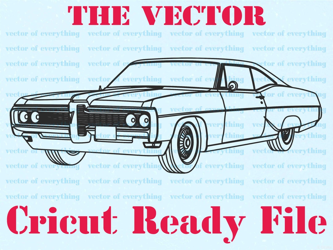1968 Bonneville Coupe SVG Vector Cut File Cricut - Etsy