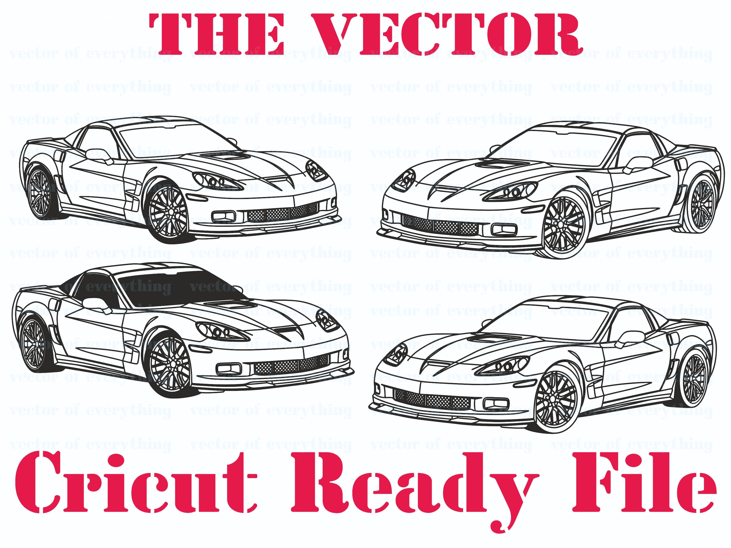 Corvette C6 Z06 Svg Vector Cut File Cricut Silhouette Etsy Hong Kong