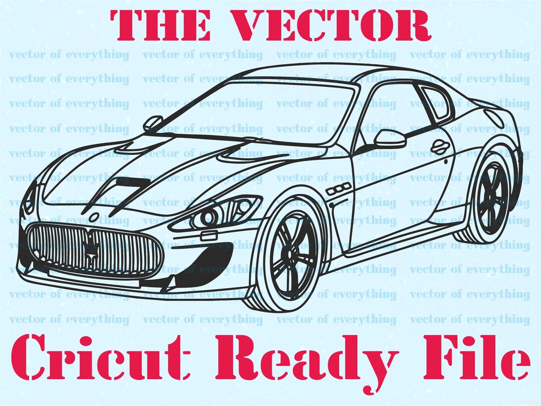 Sports Car Granturismo MC Stradale Centennial Edition SVG, Vector Cut
