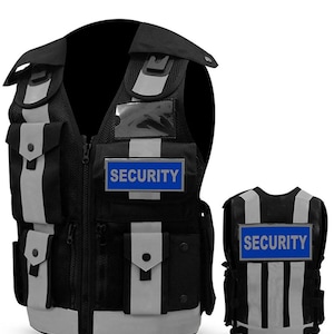 Hi Viz Tactical Vest Enforcement CCTV Tac Vest Security Dog Handler Quality K9