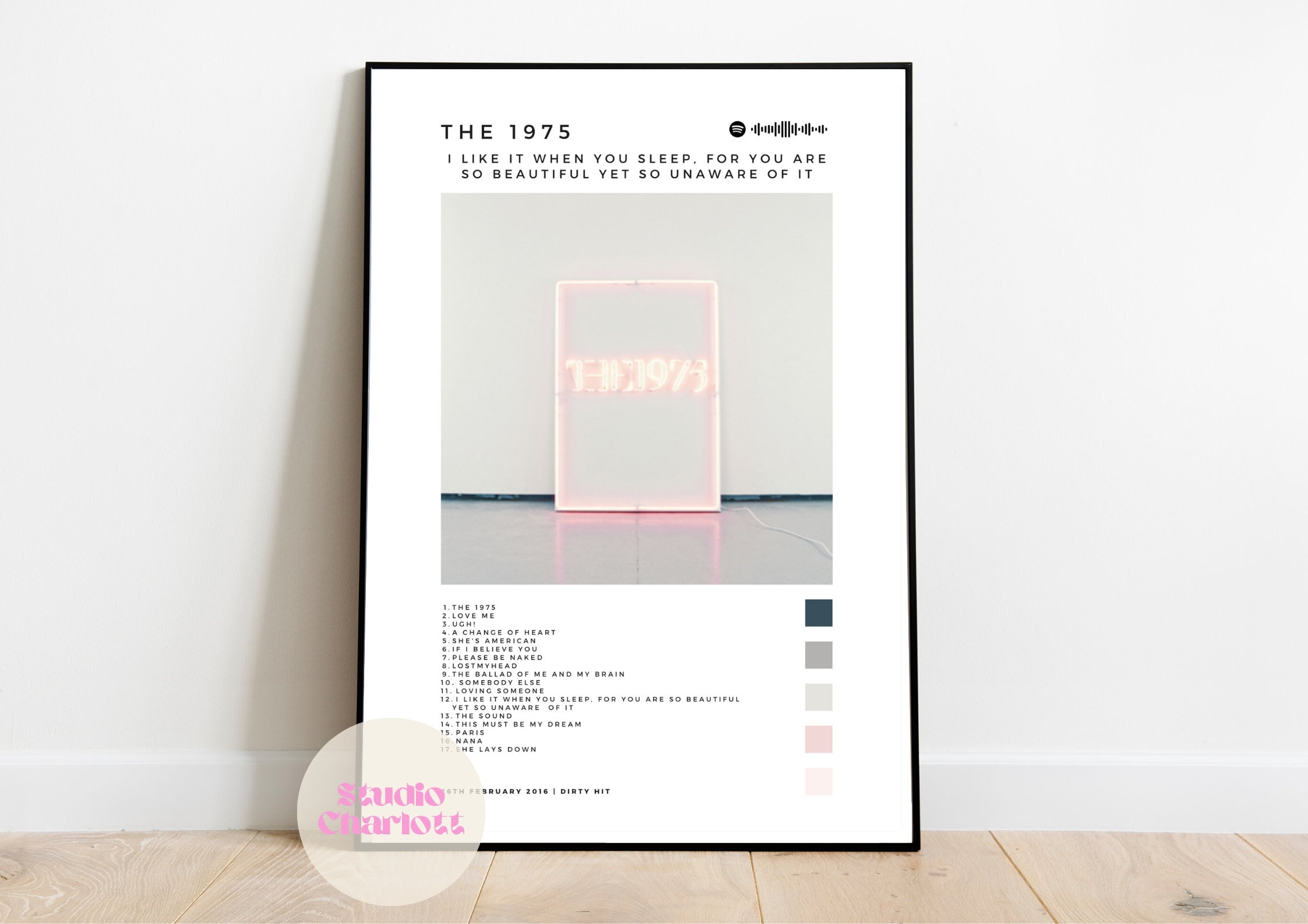 SET OF 5 - THE 1975 Album Prints - Complete Set - Album Poster Print ...