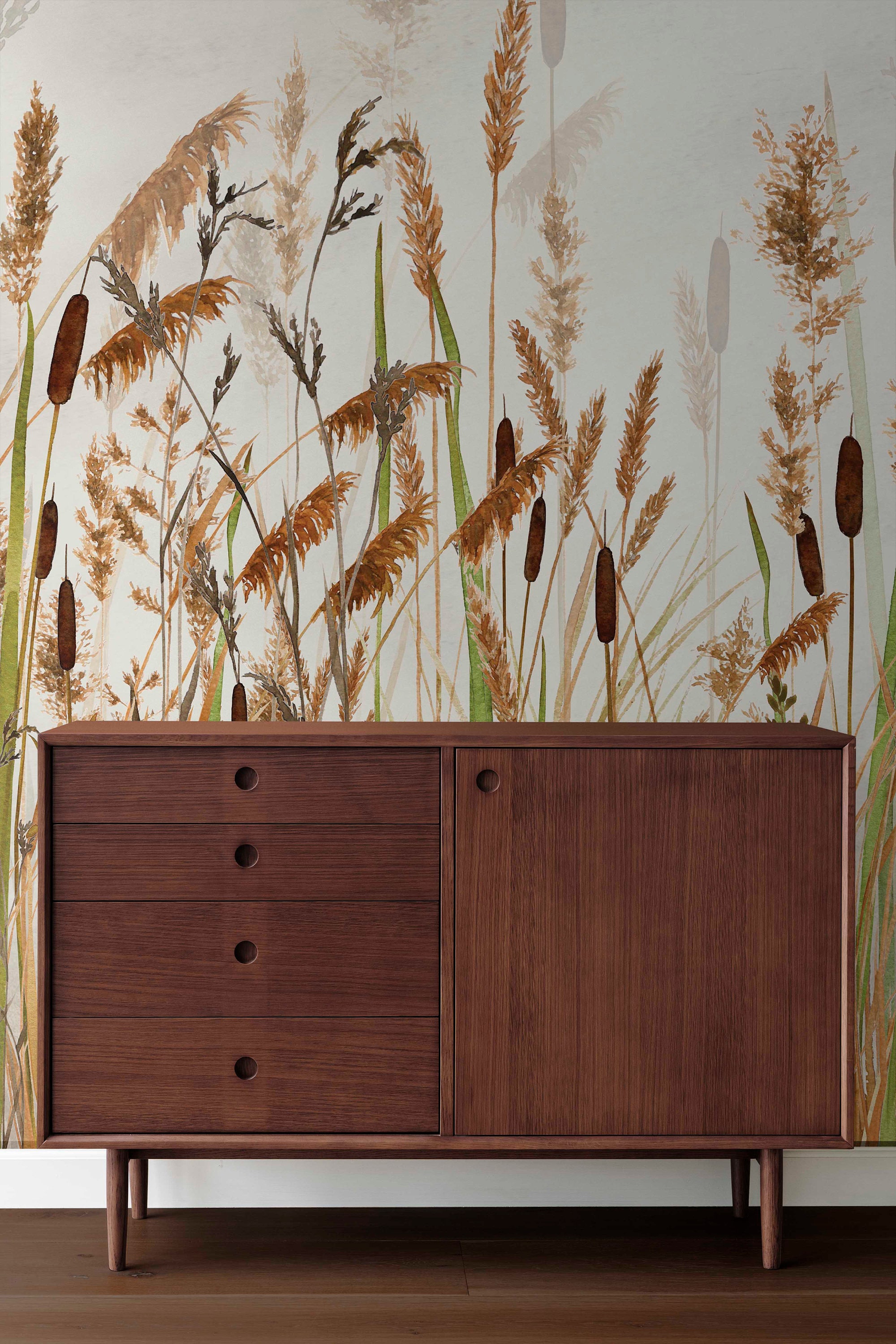 Wallpaper reed Color FREE SHIPPING WORLDWIDE Wall - Etsy