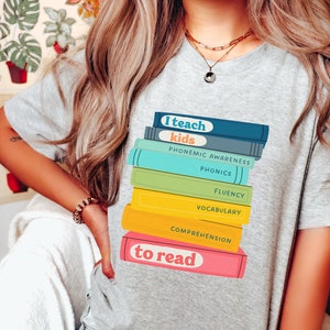 Science of Reading Shirt, Reading Teacher Shirt, Reading Interventionist T-Shirt, Literacy Education Gift, Dyslexia Teacher T Shirt  1212a