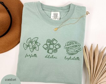 FDT Polite Anti Trump Shirt, Funny FDT T-Shirt, Safe for Work Subtle Anti-Trump Political Tee, Foodie Gift for Democrats, Farfalle 1397c