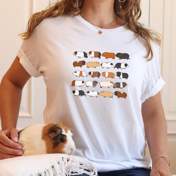 Guinea Pigs T-shirt, Guinea Pig Shirt, Guinea Pig Lover Tee, Kids Guinea Pig T shirt, Matching Mommy and Me Guinea Pig Shirts, Pet Lover1146