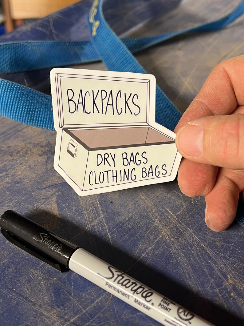 Sticker Pack, Storage Decals, Waterproof Vinyl, Rafting, Camping ...