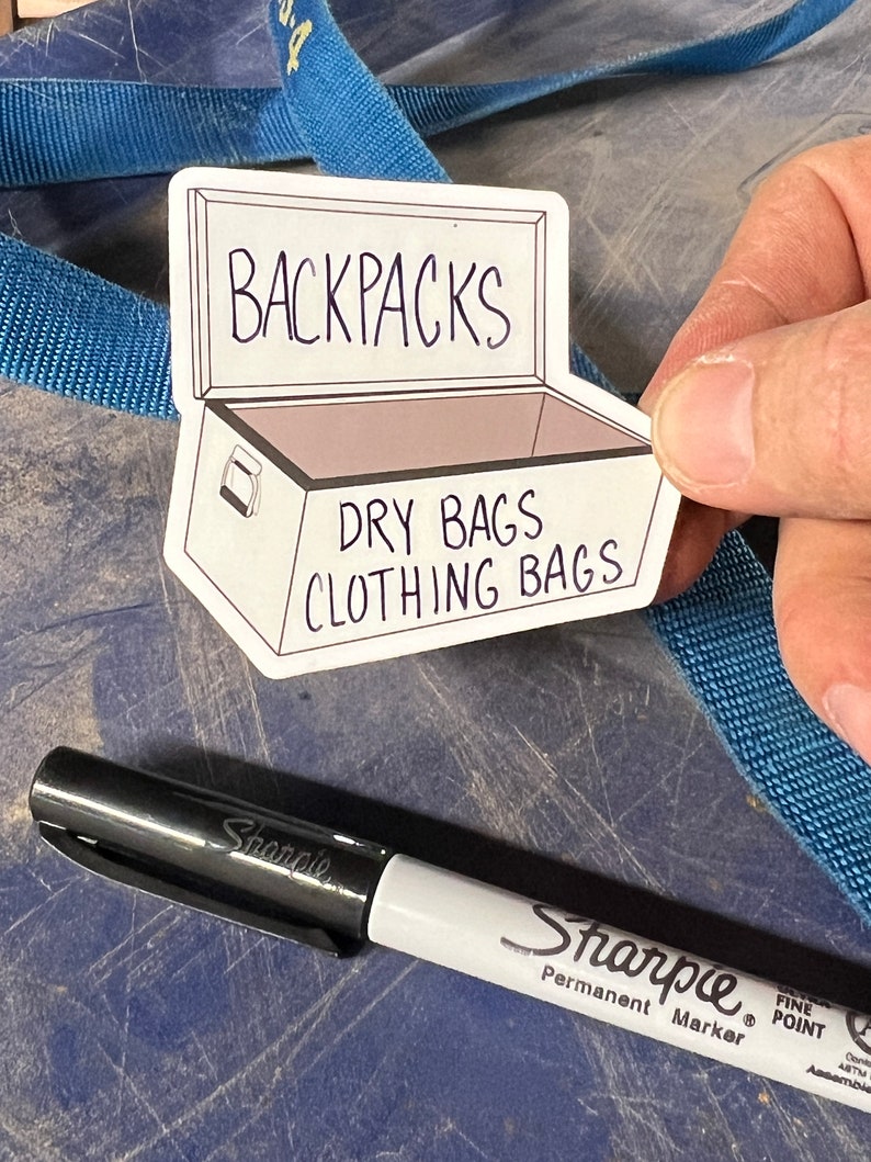 Sticker Pack, Storage Decals, Waterproof Vinyl, Rafting, Camping ...