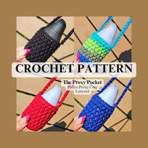 The Proxy Pocket - Puffco Proxy Core Lanyard – Beginner Friendly Crochet Pattern (US Terms)