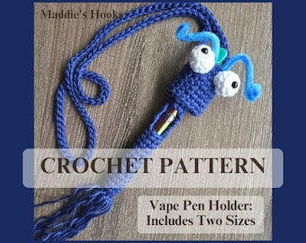 Yip Yip Penjamin Pocket – Vape Pen Holder – Beginner Friendly Crochet Pattern (US Terms)